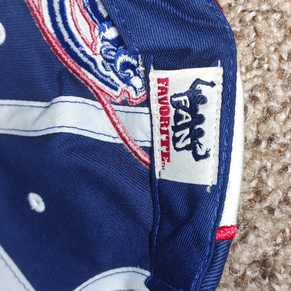 Fan Favorite Chicago Cubs Embroidered Logo & Lettering Blue Strapback Hat NWT - Picture 11 of 12